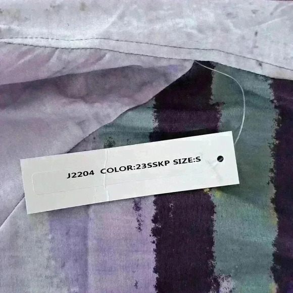 3 Potato Open Cardigan - Colors: Lavenders, Greens, Browns - Size: S - Picture 6 of 7